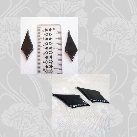 Vintage Earrings Components Pieces 20s & 30s - Picture 4 of 14